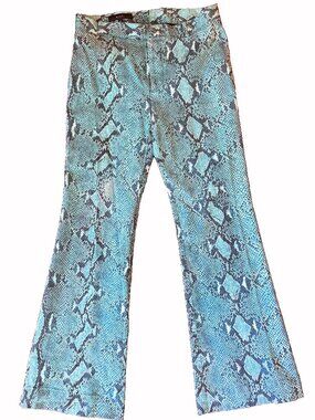 Tom Ford for Gucci Vintage S/S 2000 Python Snake Print Flare Pants | Runway Icon